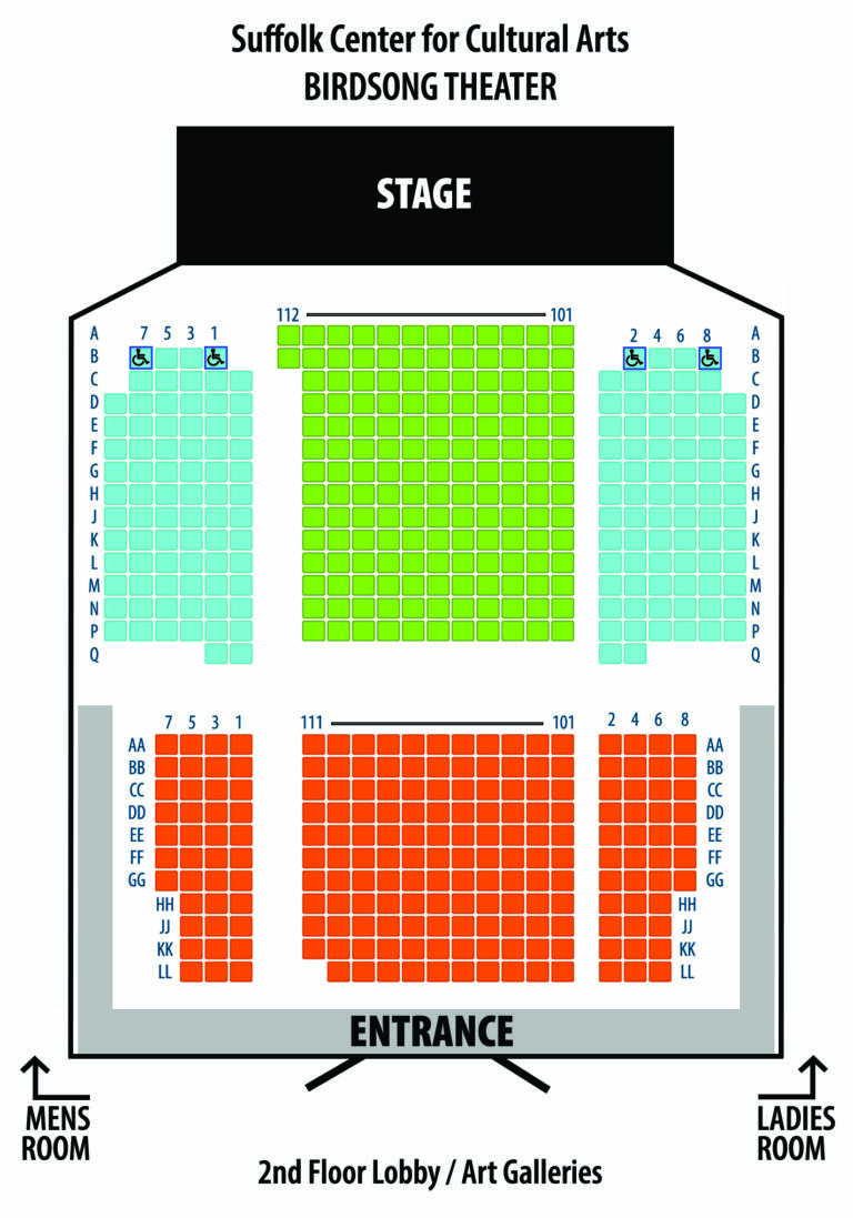 Theater Seating & Guest Services Suffolk Center for Cultural Arts